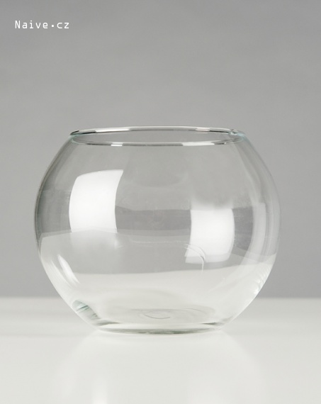 váza koule sklo